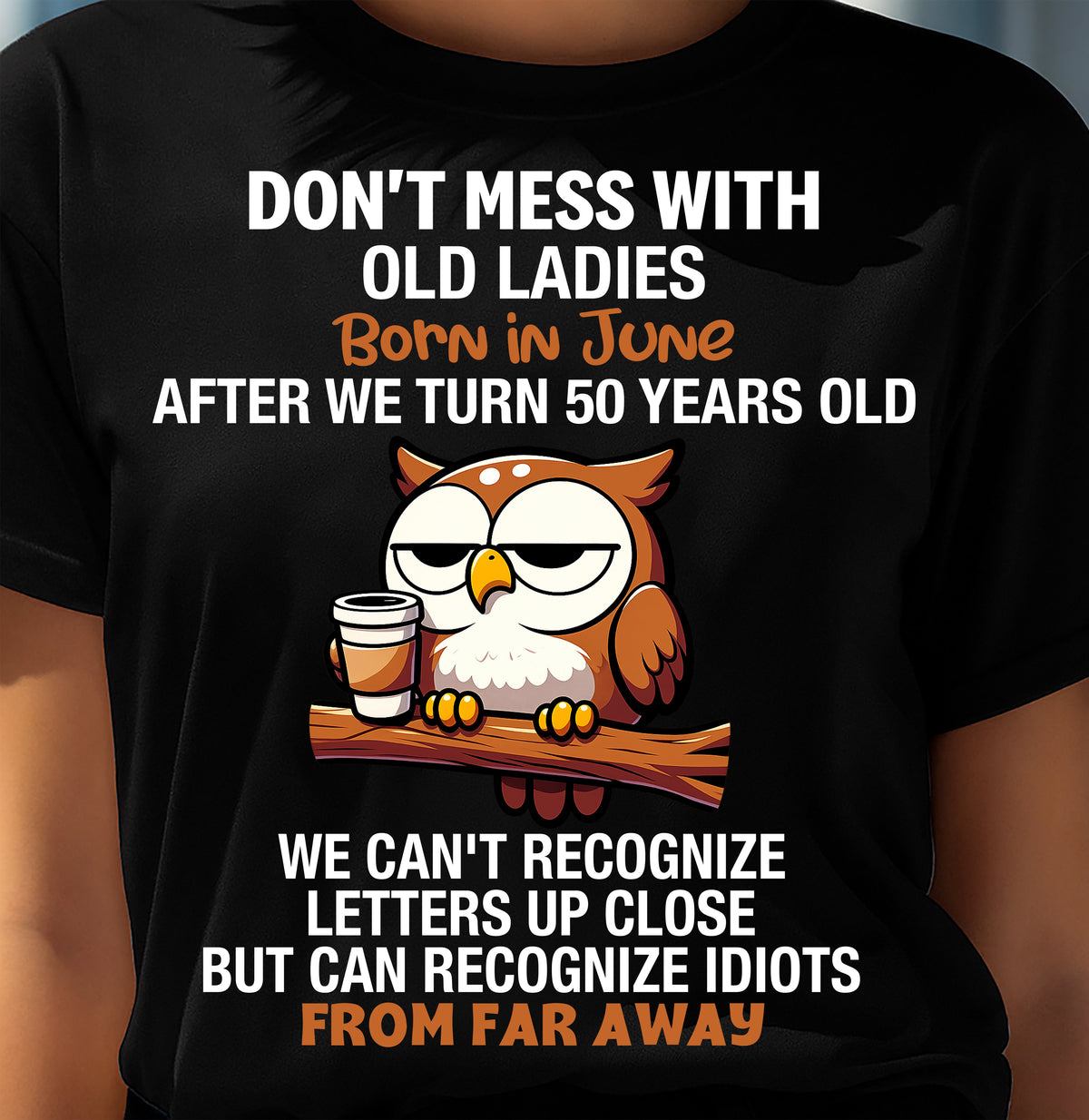 JUNE SHIRT, RECOGNIZE IDIOTS FROM FAR AWAY - FMA LUNA06 (SKU2604-80-06)