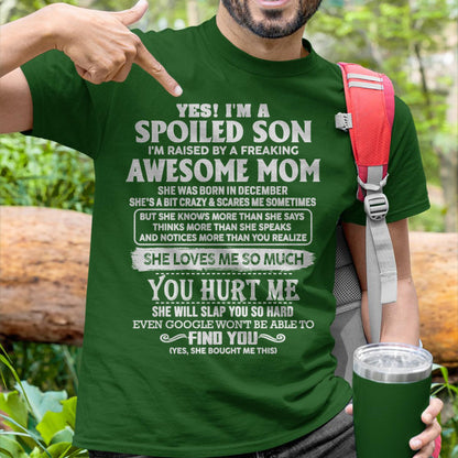 December - Awesome Mom - Perfect Gift For Son From Mom - LUNA12 (SKU05-47-12)