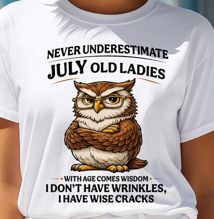 JULY SHIRT, With age comes wisdom - FMA LUNA07 (SKU2604-101-07)