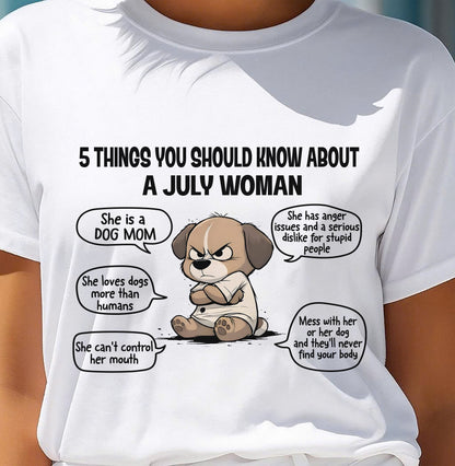 JULY SHIRT, 5 THINGS YOU SHOULD KNOW ABOUT THIS WOMAN - LUNA07 (SKU2604-311-07)
