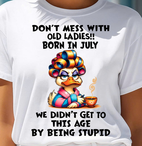 JULY SHIRT, DON’T MESS WITH OLD LADIES - FMA LUNA07 (SKU2604-30-07)