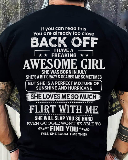 July – Awesome Girlfriend Born In July – Special gift for your Boyfriend – From Wife LUNA07 (SKU06-17-07)
