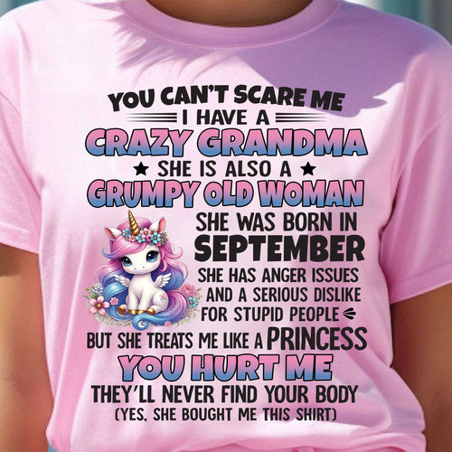 SEPTEMBER - YOU CAN'T SCARE ME - GIFT FROM GRANDMA - LUNA09 (SKU09-106-09)