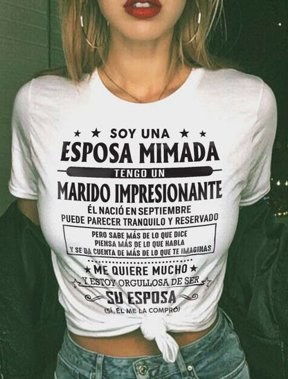 Septiembre – Esposo increíble nacido en septiembre – Regalo especial para tu esposa – LUNA09 (SKU03-11-09)