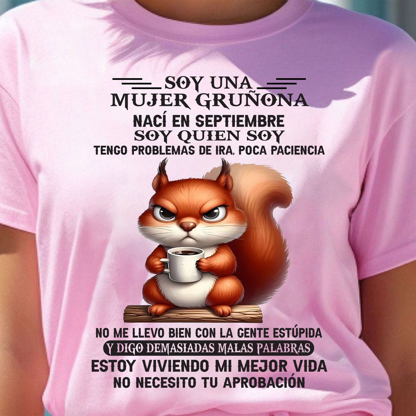 SEPTIEMBRE - MUJER GRUÑONA - REGALO DE CUMPLEAÑOS PARA MUJERES - LUNA09sp (SKU09-36-09)