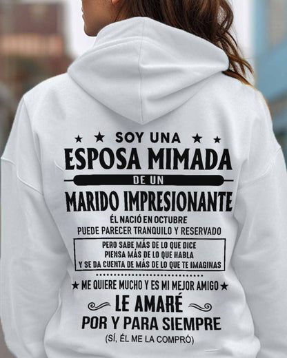 Octubre - Marido impresionante nacido en octubre - Regalo especial para tu esposa - T10 (SKU05-81-10)