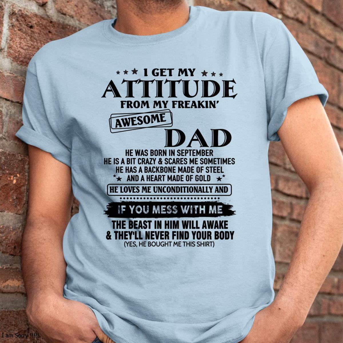 September - Gift For Son and Daughter From Dad - LUNA09 - (SKU-TDADC-09)