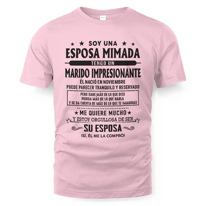 Noviembre – Esposo increíble nacido en noviembre – Regalo especial para tu esposa – LUNA11 (SKU03-11-11)