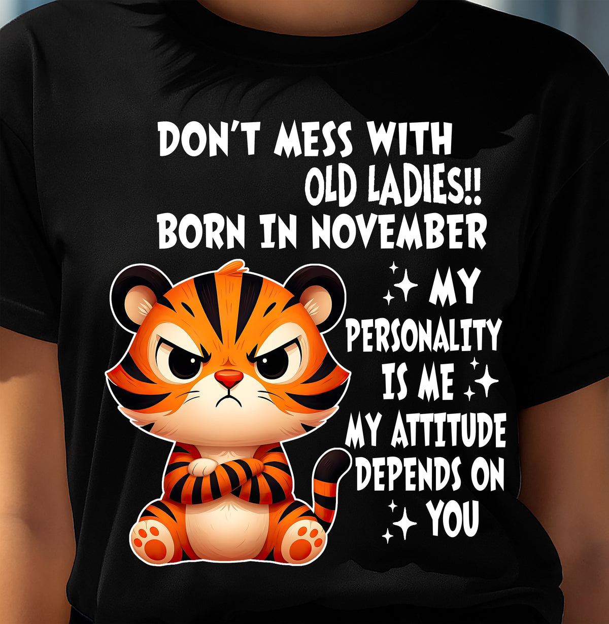 NOVEMBER SHIRT, MY ATTITUDE DEPENDS ON YOU - FMA LUNA11 (SKU2604-60-11)