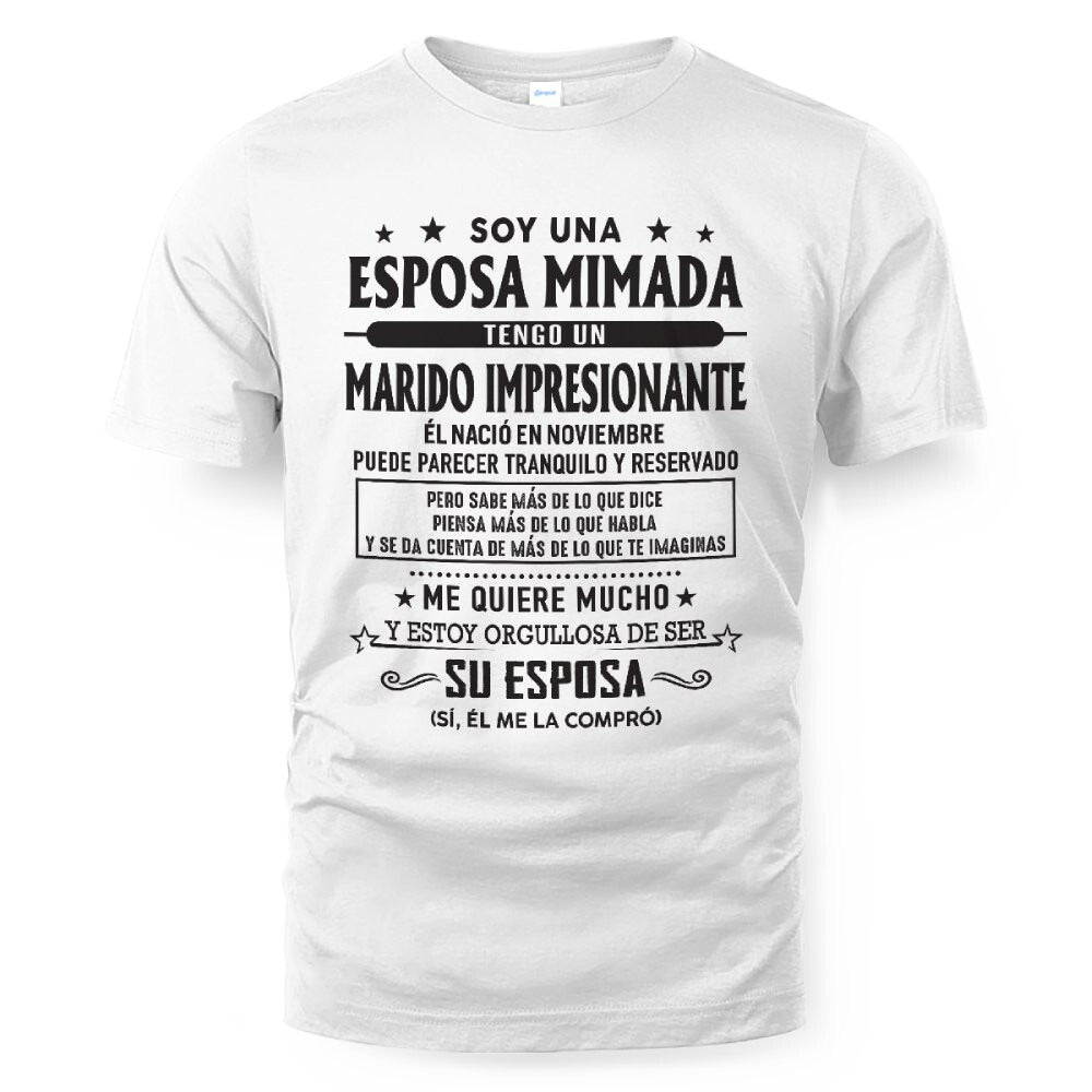 Noviembre – Esposo increíble nacido en noviembre – Regalo especial para tu esposa – LUNA11 (SKU03-11-11)