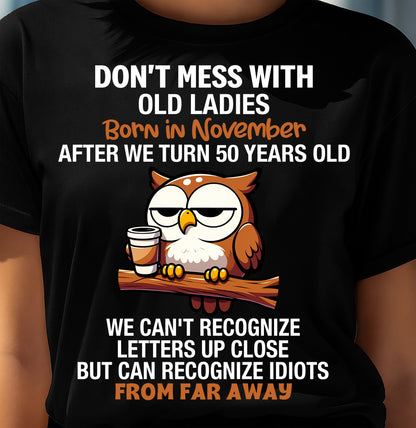 NOVEMBER SHIRT, RECOGNIZE IDIOTS FROM FAR AWAY - FMA LUNA11 (SKU2604-80-11)
