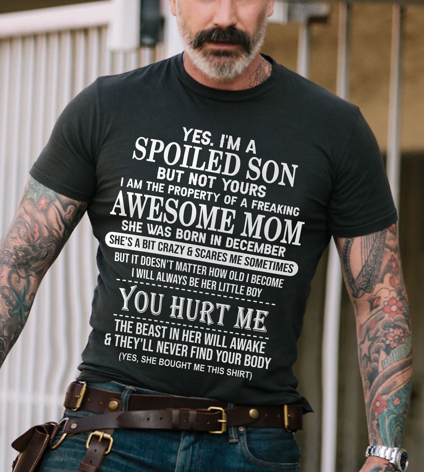 December - Awesome Mom Born In December - Special gift for Son From Mom - LUNA12 (SKU10-45-12)