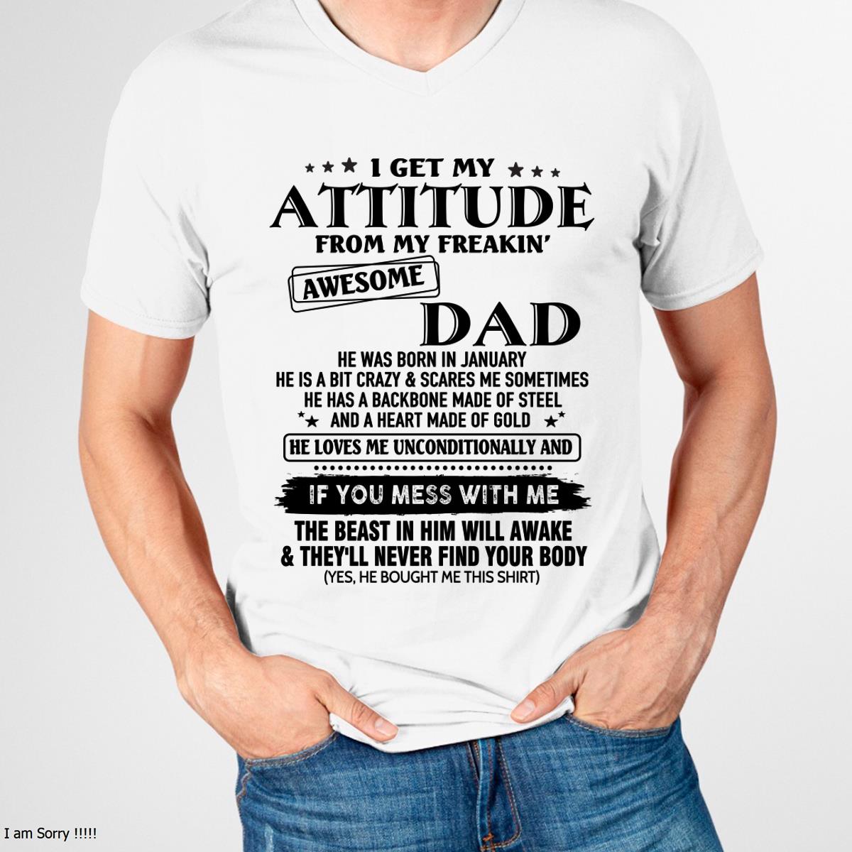 January - Gift For Son and Daughter From Dad - LUNA01 - (SKU-TDADC-01)