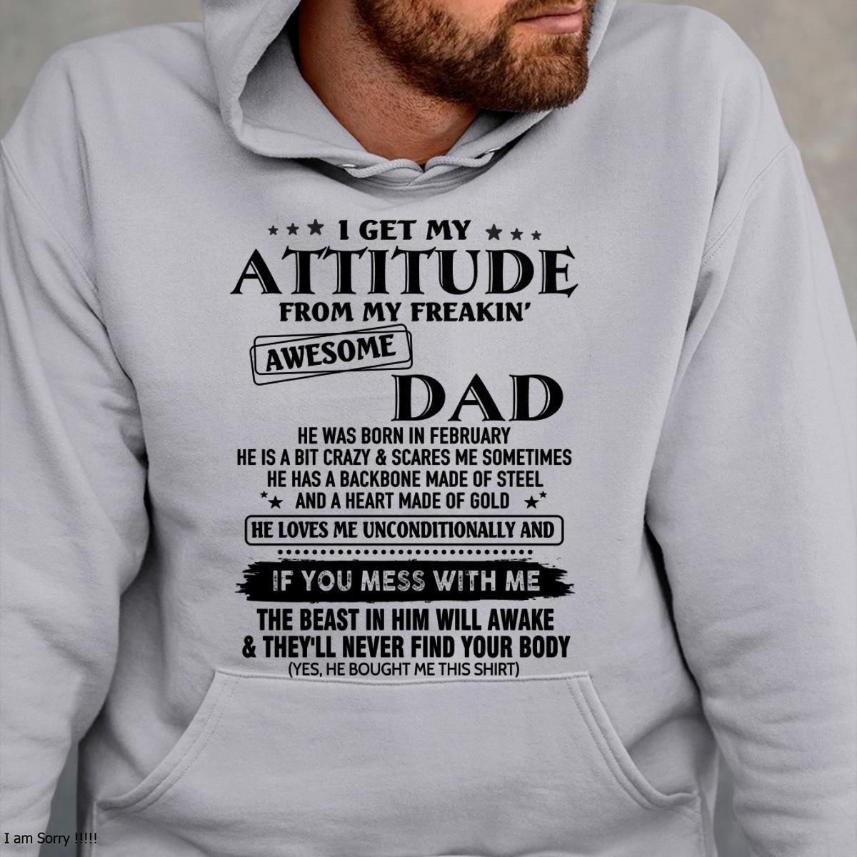 February - Gift For Son and Daughter From Dad - LUNA02 - (SKU-TDADC-02)