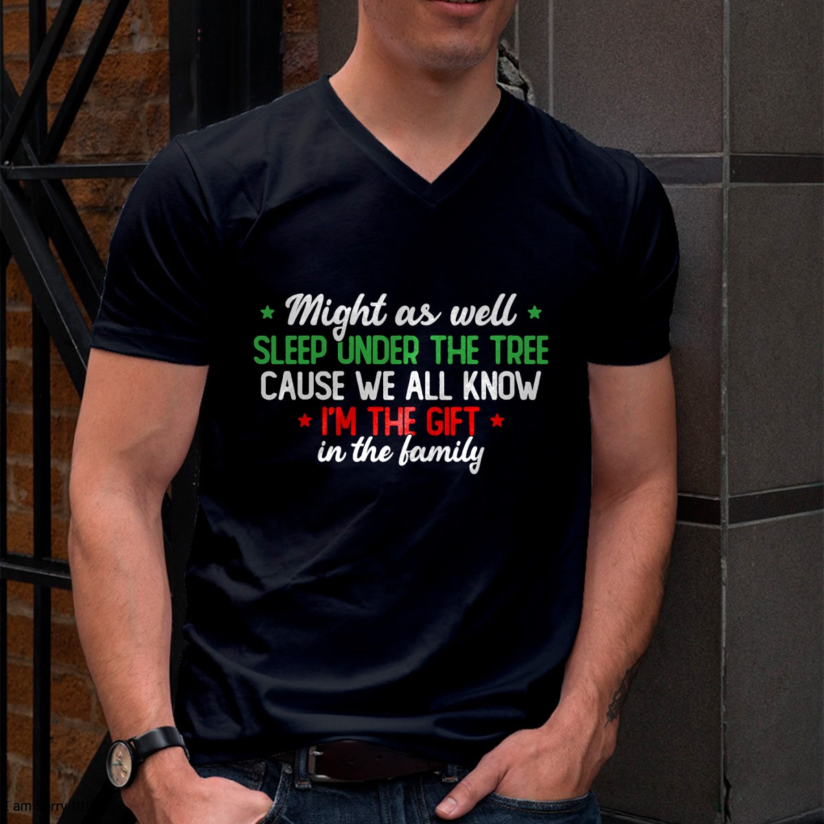 Christmas Humor Men Women Favorite Person Funny Christmas T-Shirt - Christmas Unisex T-Shirt/Hoodie/Sweatshirt - HNDS00 (SKU-T-CHRISTMAS-2512A)