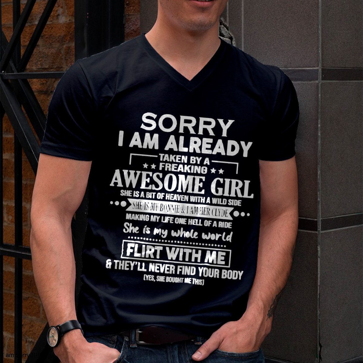 She Is My Bonnie And I Am Her Clyde – FROM WIFE TO HUSBAND – LUNA00 (SKU26T-01-61-00)