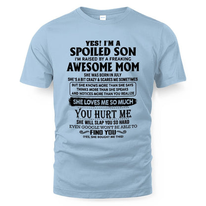 July - Awesome Mom - Perfect gift for son From Mom - LUNA07 (SKU-SPW-07)