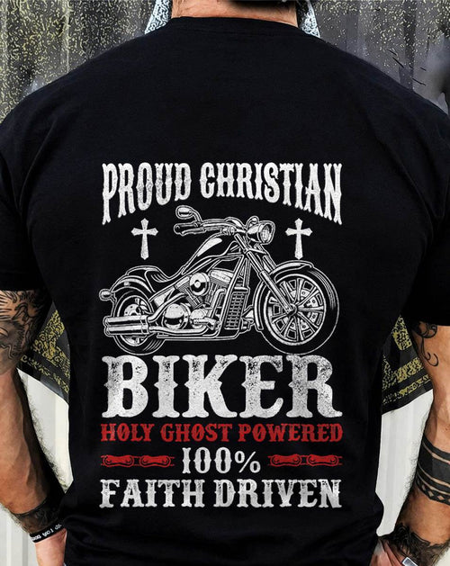 Motorcycle Proud Christian Biker Faith Driven - SHIRT FOR MEN - LUNA00 (SKU2607-DY-09)