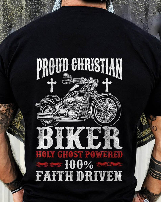 Motorcycle Proud Christian Biker Faith Driven - SHIRT FOR MEN - LUNA00 (SKU2607-DY-09)