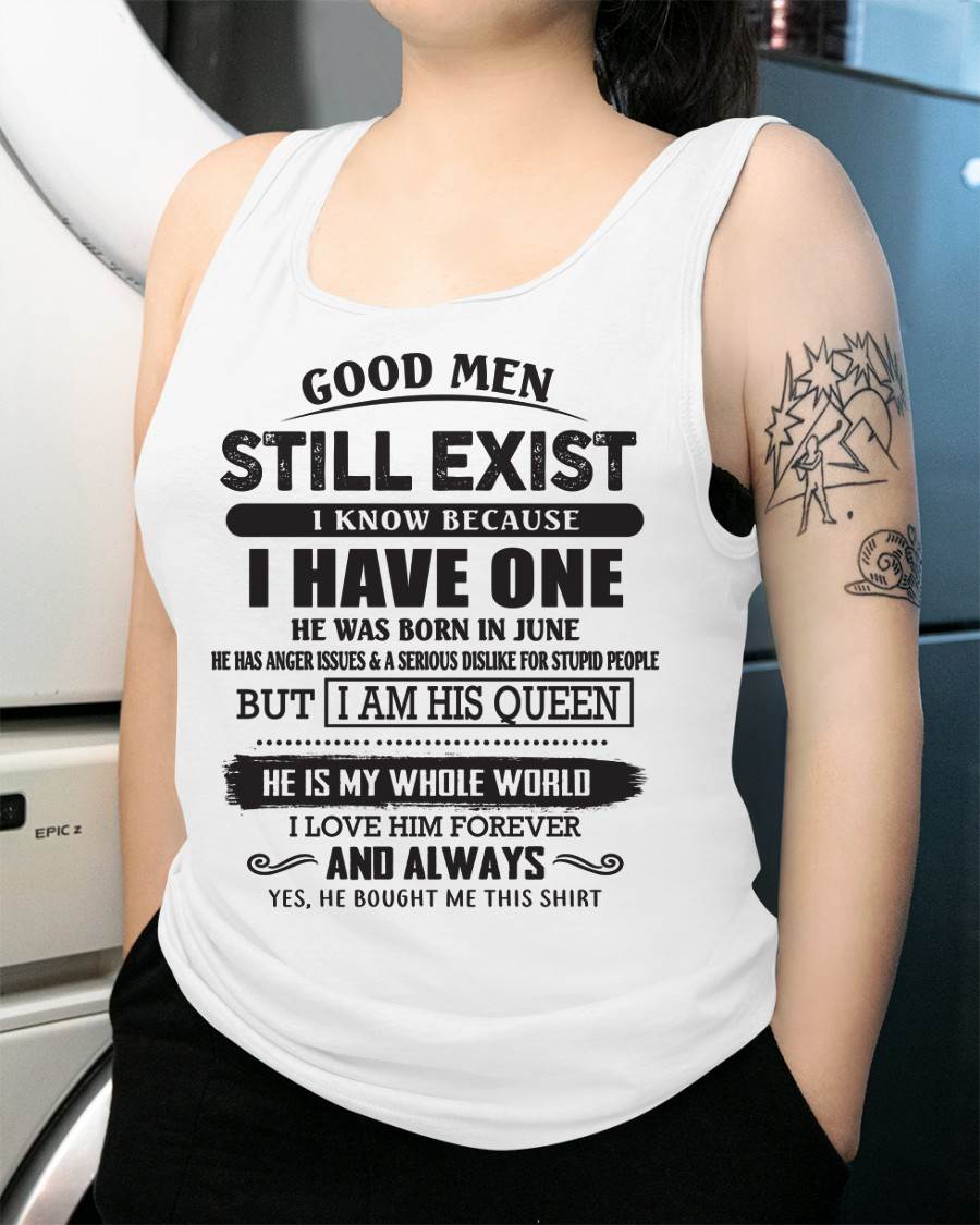 June - Good Men Still Exist - Perfect Gift For Girlfriend, Wife From Husband - LUNA06 (SKU07-166-06)