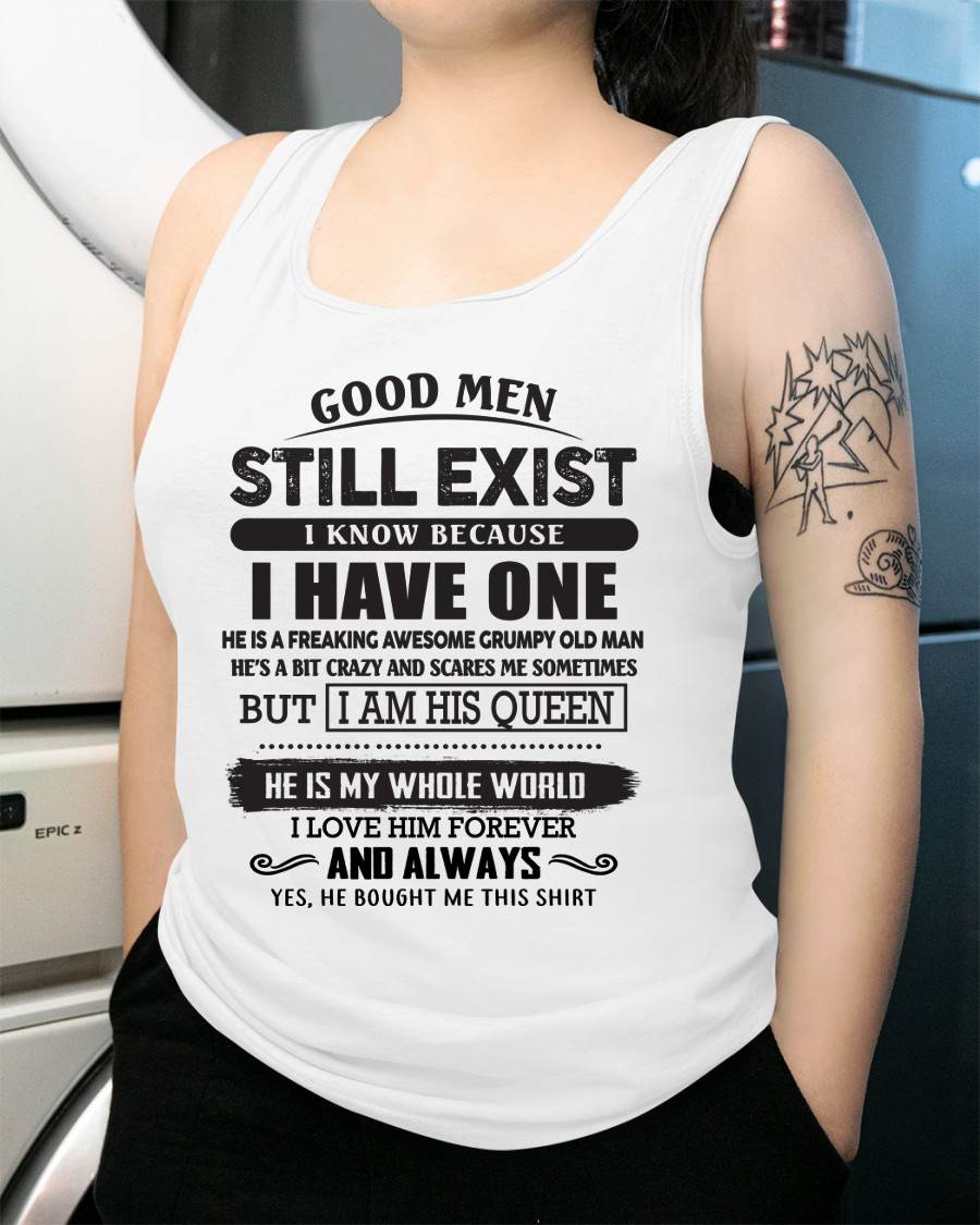 Good Men Still Exist - Perfect Gift For Your Girlfriend, Wife From Boyfriend, Husband - LUNA00 (SKU26T-0192-00)