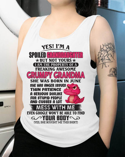 JUNE - YES, I'M A SPOILED GRANDDAUGHTER - GIFT FROM GRANDMA - LUNA06 (SKU09-96-06)