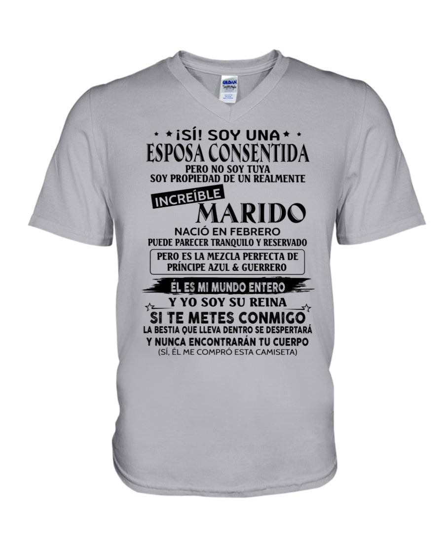 Febrero - Esposo nacido en febrero - Regalo especial para Esposa - T02 (Sku.TbnA3)