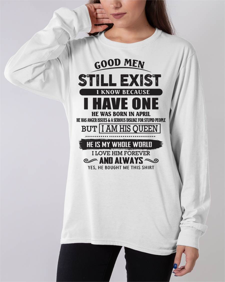 April - Good Men Still Exist - Perfect Gift For Girlfriend, Wife From Husband - LUNA04 (SKU07-166-04)