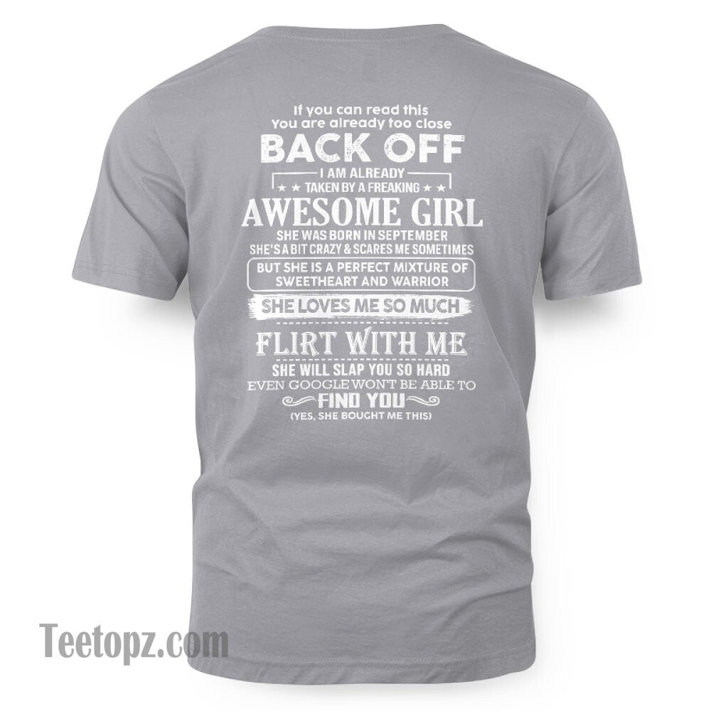 September – Awesome Girlfriend Born In September – Special gift for your Boyfriend – From Wife LUNA09 (SKU06-25-09)