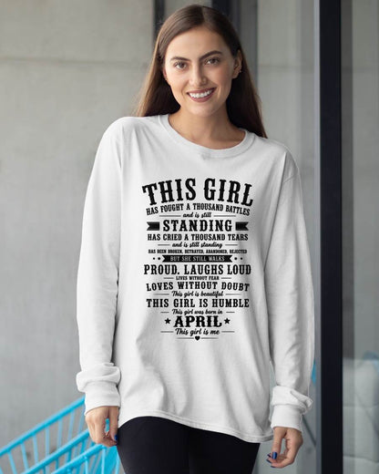 APRIL SHIRT, THIS GIRL IS HUMBLE-FOR WOMAN-LUNA04 (SKU2606-135-04)