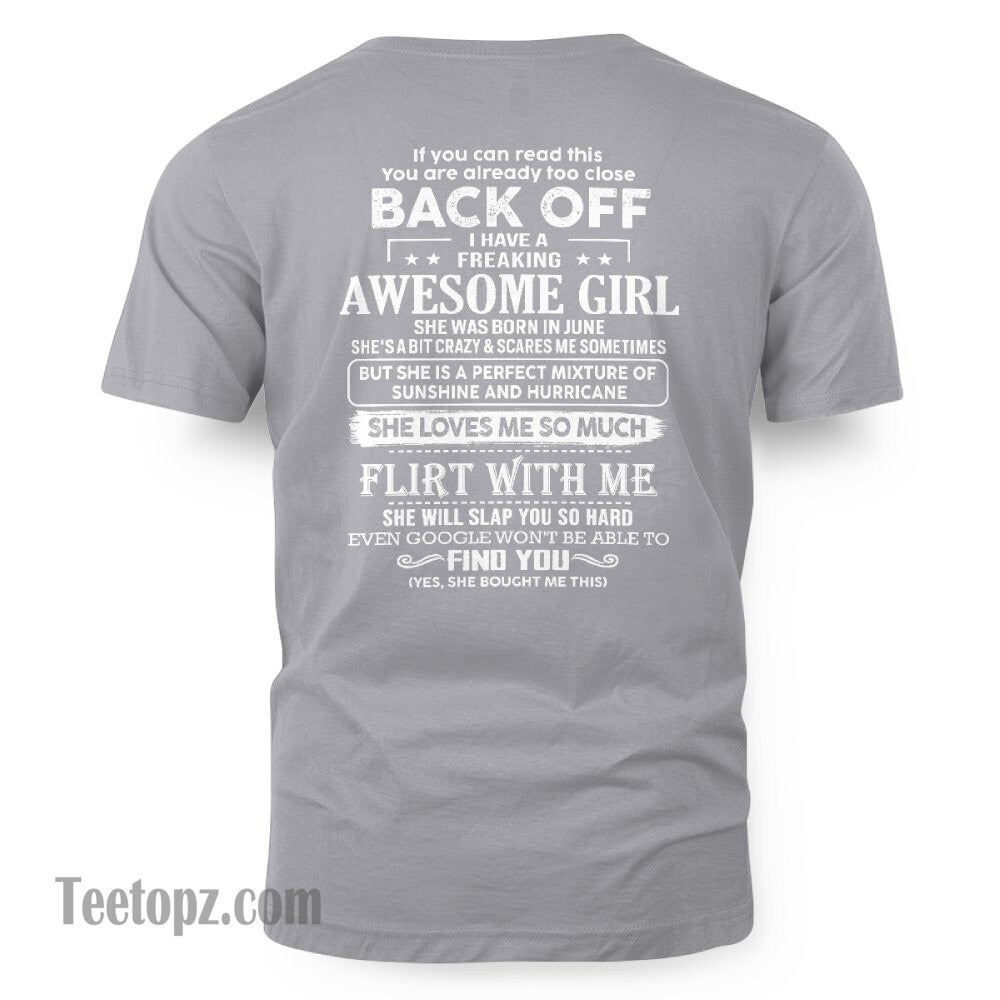 June – Awesome Girlfriend Born In June – Special gift for your Boyfriend – From Wife LUNA06 (SKU06-17-06)