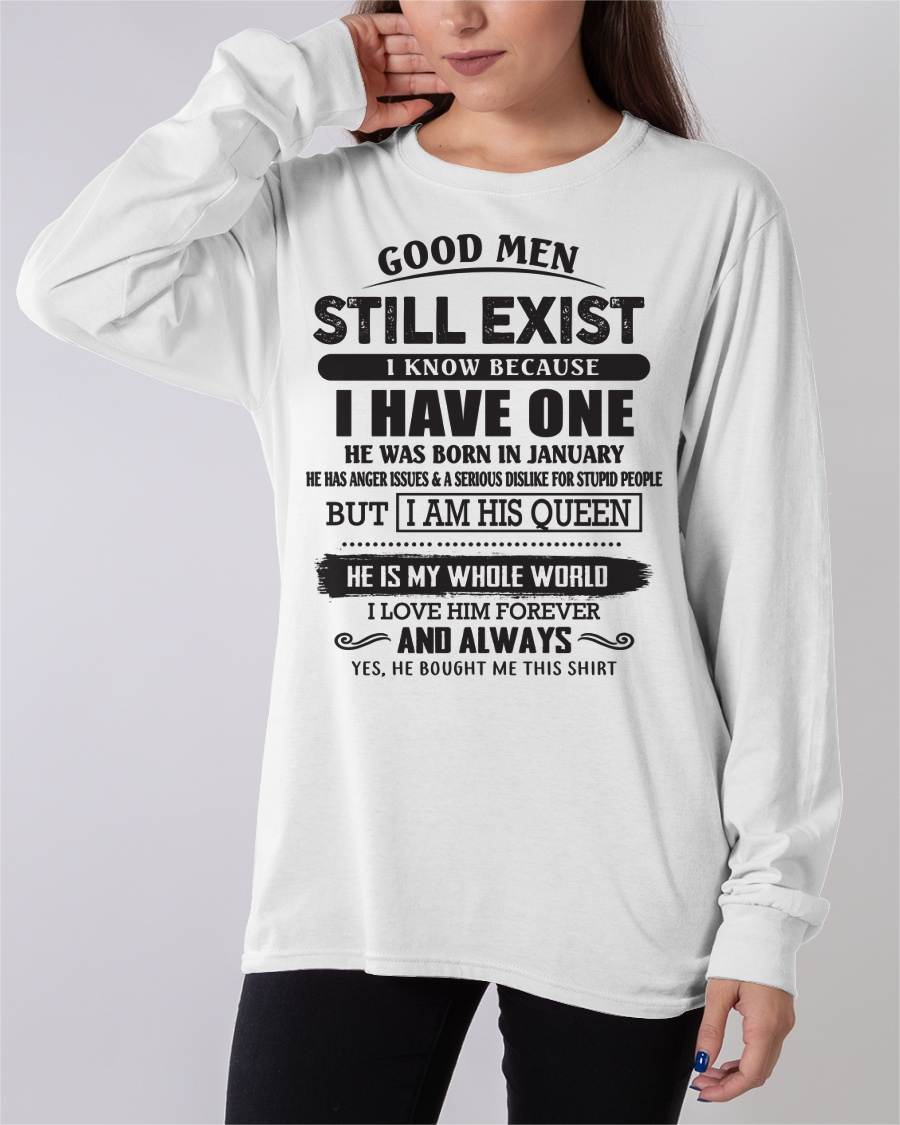 January - Good Men Still Exist - Perfect Gift For Girlfriend, Wife From Husband - LUNA01 (SKU07-166-01)