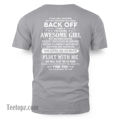 April – Awesome Girlfriend Born In April – Special gift for your Boyfriend – From Wife LUNA04 (SKU06-17-04)