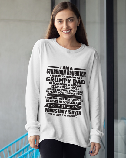 AUGUST - I'M A STUBBORN DAUGHTER - FROM DAD TO DAUGHTER - LUNA08 (SKU26T-01-52-08)