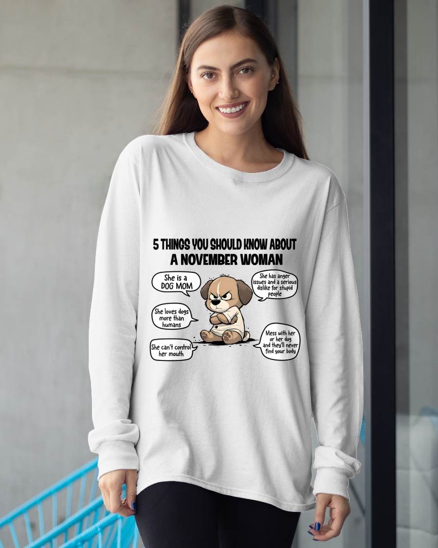 NOVEMBER SHIRT, 5 THINGS YOU SHOULD KNOW ABOUT THIS WOMAN - LUNA11 (SKU2604-311-11)