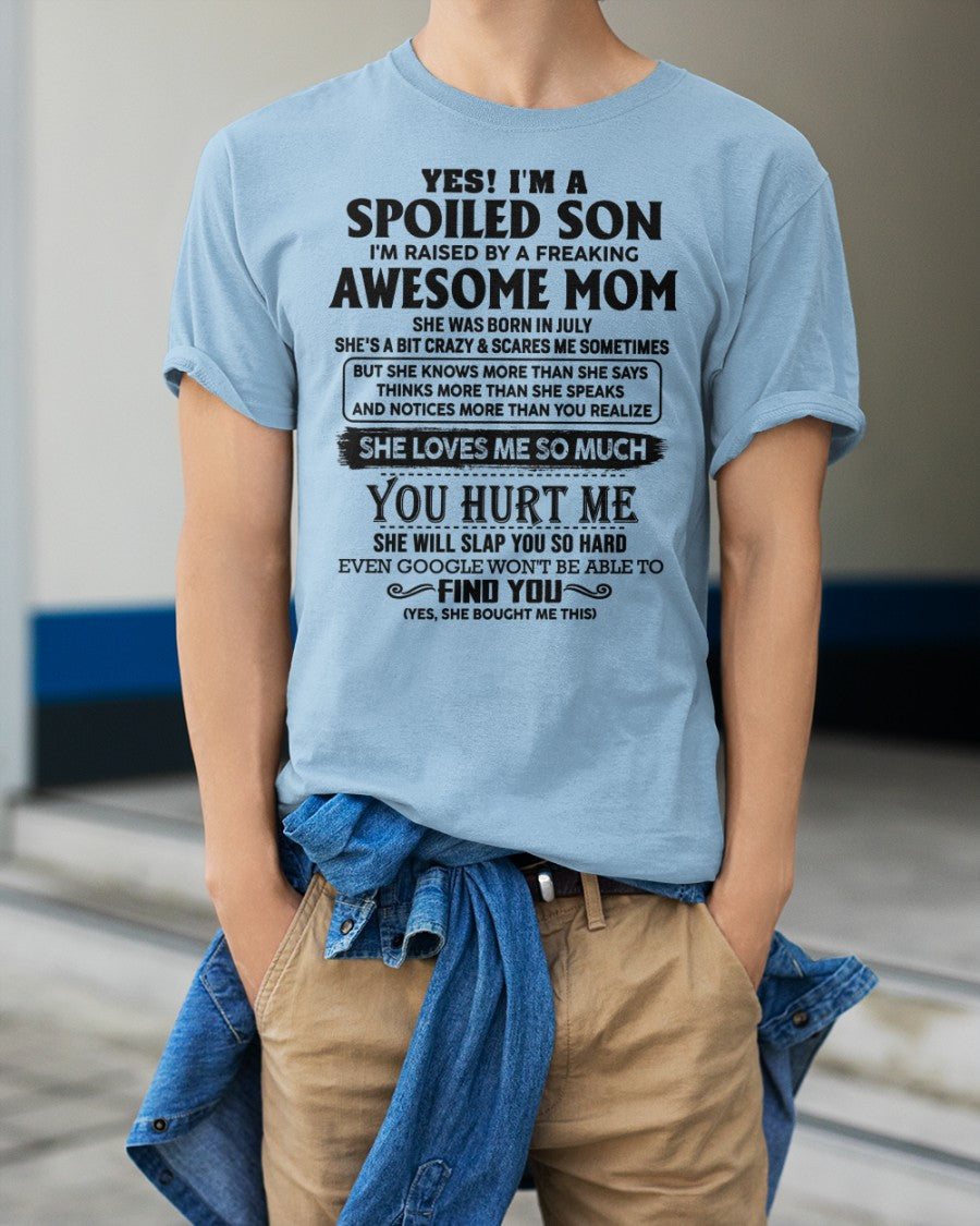 July - Awesome Mom - Perfect gift for son From Mom - LUNA07 (SKU-SPW-07)