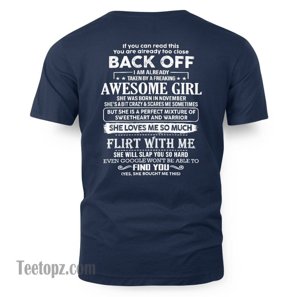 November – Awesome Girlfriend Born In November – Special gift for your Boyfriend – From Wife LUNA11 (SKU06-25-11)