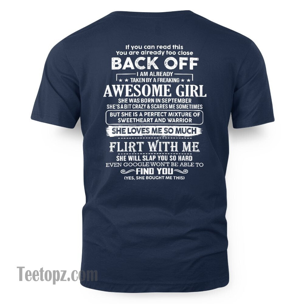 September – Awesome Girlfriend Born In September – Special gift for your Boyfriend – From Wife LUNA09 (SKU06-25-09)