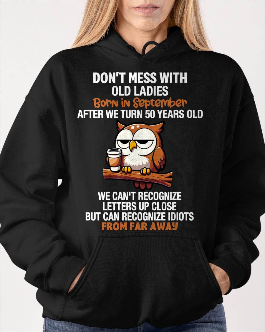 SEPTEMBER SHIRT, RECOGNIZE IDIOTS FROM FAR AWAY - FMA LUNA09 (SKU2604-80-09)