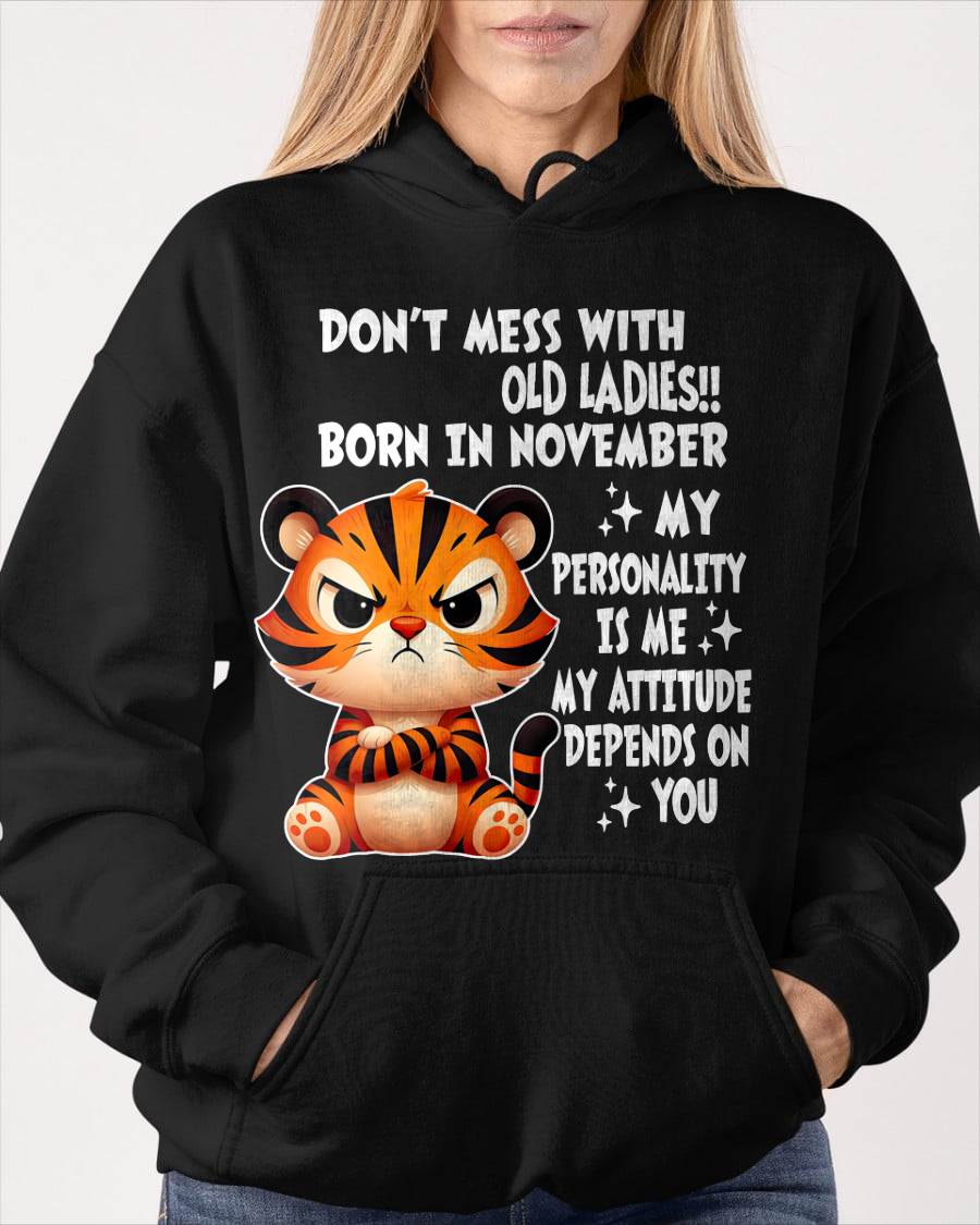 NOVEMBER SHIRT, MY ATTITUDE DEPENDS ON YOU - FMA LUNA11 (SKU2604-60-11)