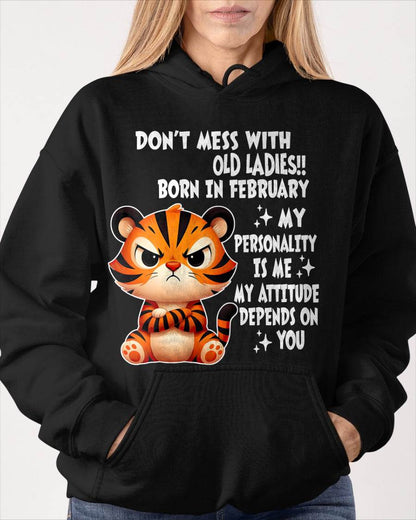FEBRUARY SHIRT, MY ATTITUDE DEPENDS ON YOU - FMA LUNA02 (SKU2604-60-02)