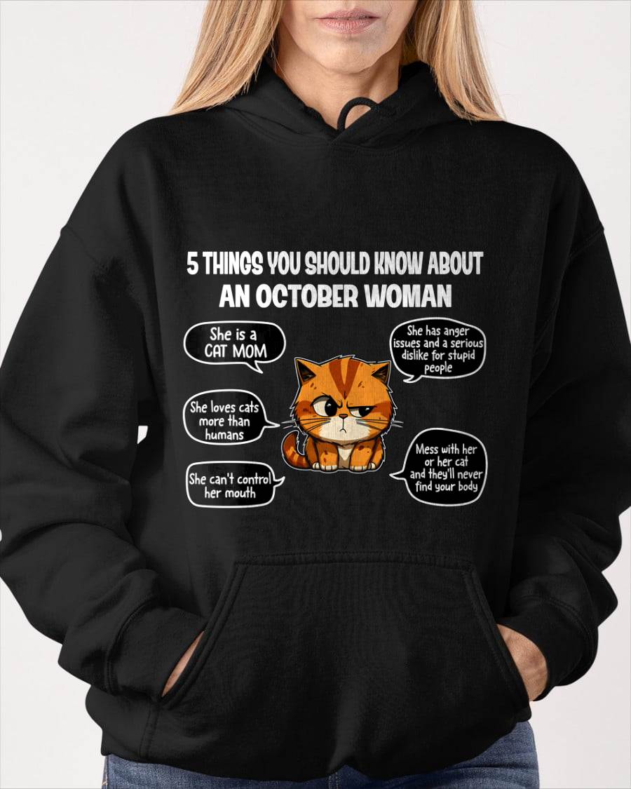 OCTOBER SHIRT, 5 THINGS YOU SHOULD KNOW ABOUT THIS WOMAN - LUNA10 (SKU2604-312-10)