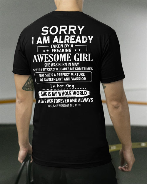 May - Awesome girl - Perfect gift for your boyfriend - (SKU04-86-05) - From Wife LUNA05