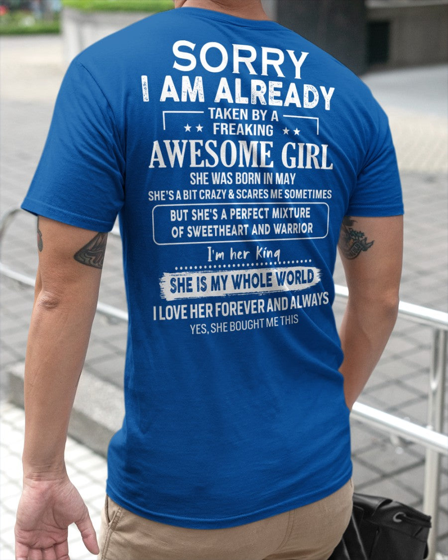 May - Awesome girl - Perfect gift for your boyfriend - (SKU04-86-05) - From Wife LUNA05