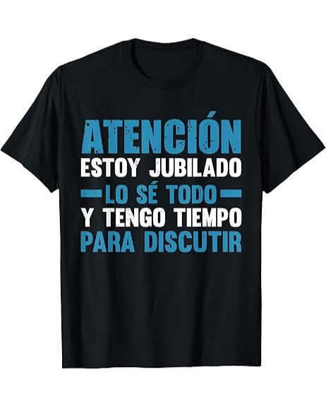 CAMISETA DIVERTIDA PARA JUBILADOS - REGALO DE CUMPLEAÑOS PARA HOMBRES / MUJERES - LUNA00sp