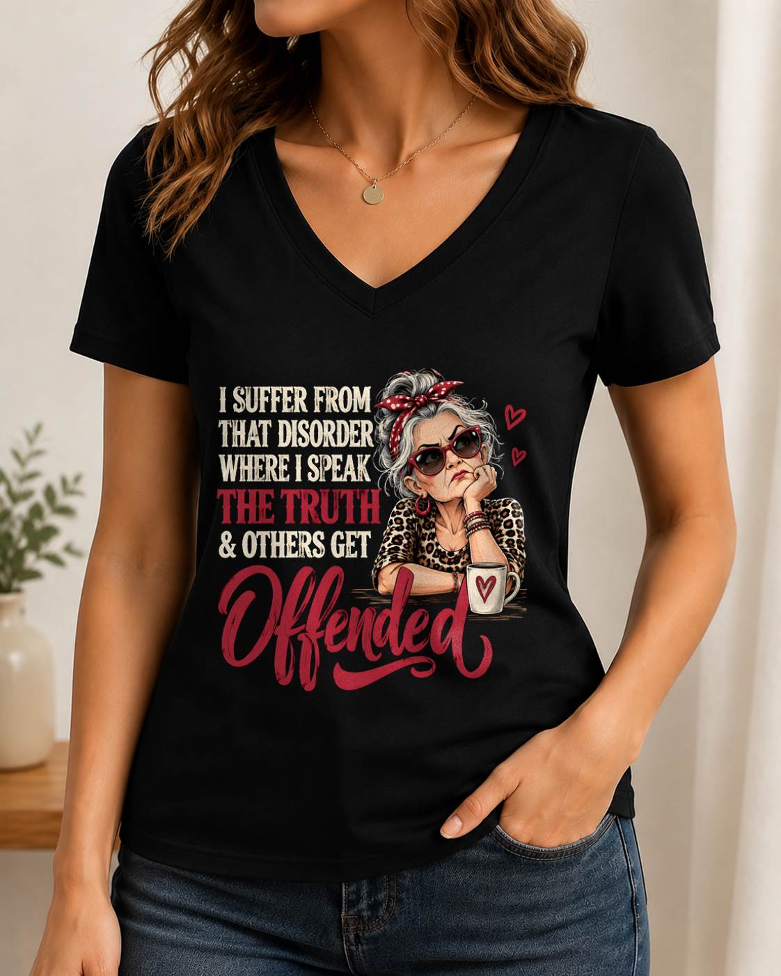I SPEAK THE TRUTH, EVEN IF OTHERS GET OFFENDED - SHIRT FOR WOMEN - LUNA00 (SKU2609-326-00)