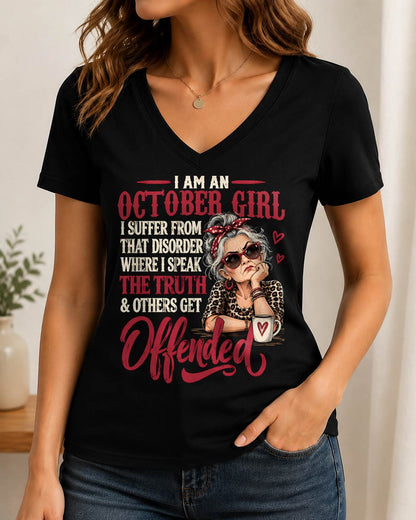 OCTOBER - I SPEAK THE TRUTH, EVEN IF OTHERS GET OFFENDED - SHIRT FOR WOMEN - LUNA10 (SKU2609-326-10)
