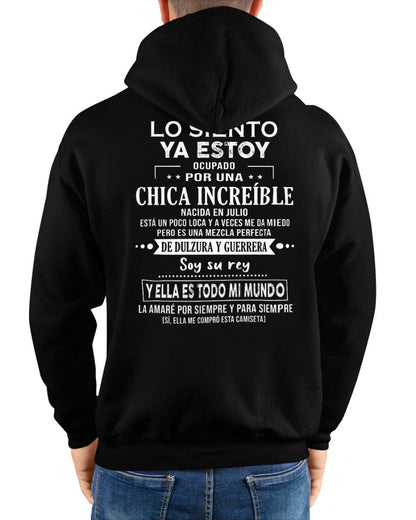 Lo siento chicas, ya estoy pillado - Mi novia está un poco loca y es adorable - Regalo especial para tu novio o esposo - (LUNA04-156-07) - SNOW07