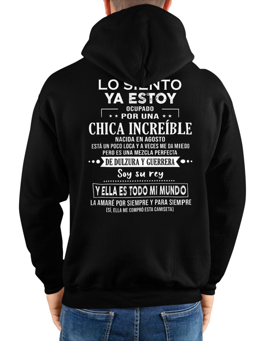 Lo siento chicas, ya estoy pillado - Mi novia está un poco loca y es adorable - Regalo especial para tu novio o esposo - (LUNA04-156-08) - SNOW08
