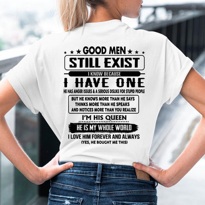 Good men Still Exist - gift for your girlfriend, wife from Husband - LUNA00 (SKU-GMSAU-00)